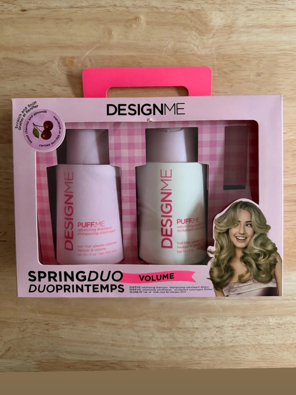 DesignMe Puff.Me Spring Duo Volumizing Hair Set - Pink